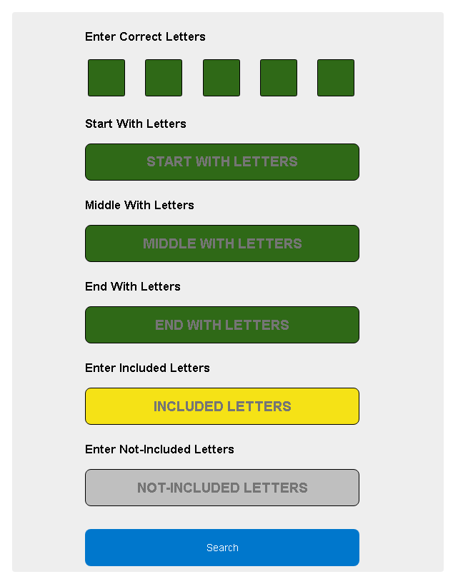 5 Letter Word Finder